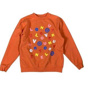 Harry Styles Love On Tour 2022 Orange Crewneck‎ Sweatshirt Size Unisex Large